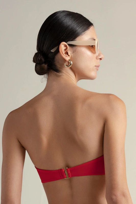 Bandeau bikini top